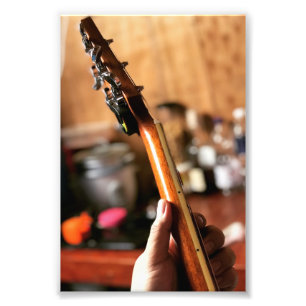 Söt Acoustic Guitar Fototryck