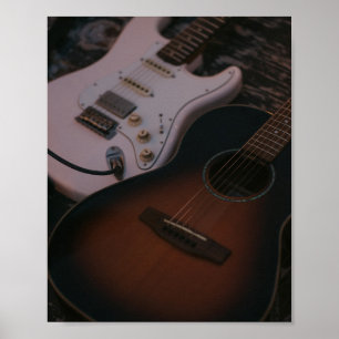 Söt Acoustic Guitar Poster