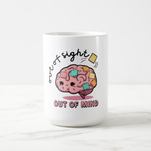 Söt ADHD-hjärna-mugg Kaffemugg