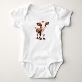 Söt Adsible Baby Calf, Baby Cow, Farm Animal T Shirt