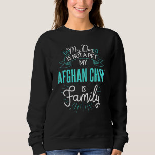 Söt Afghan Chon Design Familj Hund N T Shirt