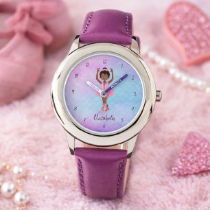 Söt African American Ballerina Wrist Watch Armbandsur