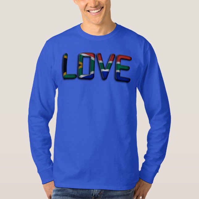 Söt Afrika Vackert Kärlek Fantastisk Text Offert A T Shirt (Framsida)