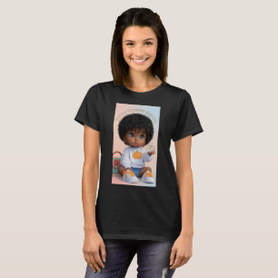 Söt Afrodito Baby Karaktär Grafisk T-Shirt