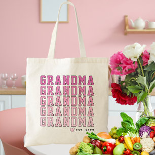 Söt Akademisk Rosa Gradient Mamma Anpassat År Tygkasse