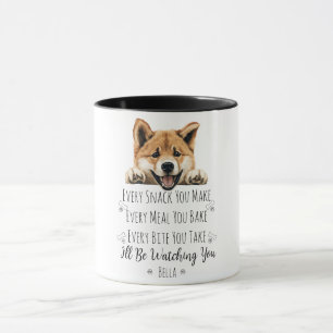 Söt Akita Hund Rolig Anpassad Mugg