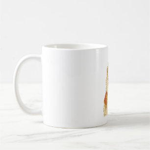 Söt Akita påve - Rolig hunddesign Kaffemugg