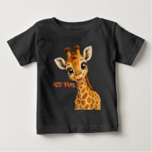 Söt Aktiv Baby Djur Samling Giraff
