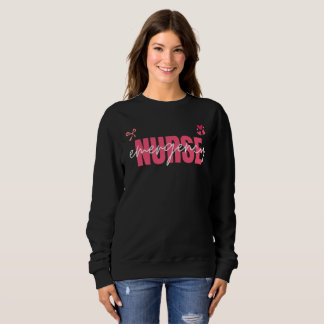 Söt akutsjuksköterska Kokett rosa rosett T Shirt