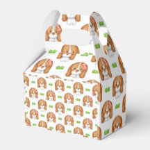 Söt akvarell Beagle hund