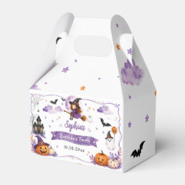 Söt akvarell Halloween födelsedag Presentaskar