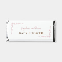 Söt akvarell kanin baby shower