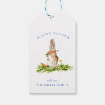 Söt akvarell påskharen 