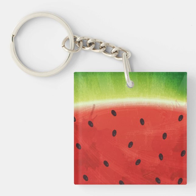 Söt akvarell-vattenmelon jättekul skiva (Framsidan)