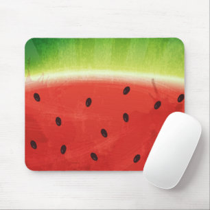 Söt akvarell-vattenmelon jättekul skiva musmatta