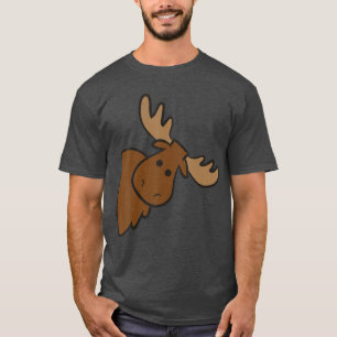 Söt Älg Ren Hjort Rolig Alaska Älg Liten present T Shirt