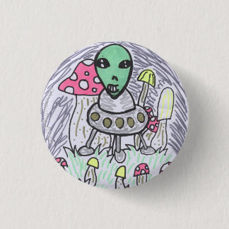Söt Alien Pin av Inspiring Alien Knapp