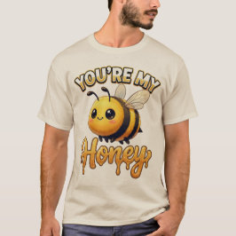 Söt Alla hjärtans dag-bina – Du är min honung T Shirt