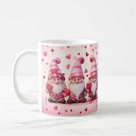 Söt Alla hjärtans dag-gnom-mugg Kaffemugg