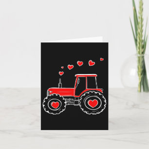 Söt Alla hjärtans dag Traktor Lastbil Bebis Småbar Kort