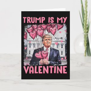 Söt Alla Hjärtans Dag Trump Är Min Alla Hjärtans D Kort