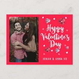 Söt Alla hjärtans dag vykort