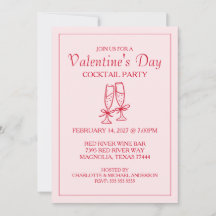 Söt Alla hjärtans dag XOXO Rosa Röd