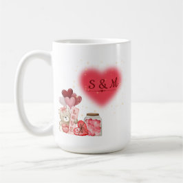 Söt Alla hjärtans-dags-mugg Kaffemugg