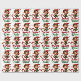 Söt Alv Julinpaketspapper Presentpapper