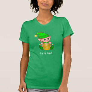 Söt Alv & Personlig Text T Shirt