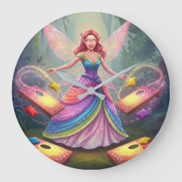 Söt Älvbröllopsdusch Stor Klocka