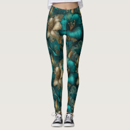 Söt Amaryllis Glitter Slitstark Leggings