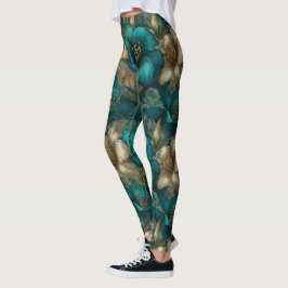 Söt Amaryllis Glitter Slitstark Leggings