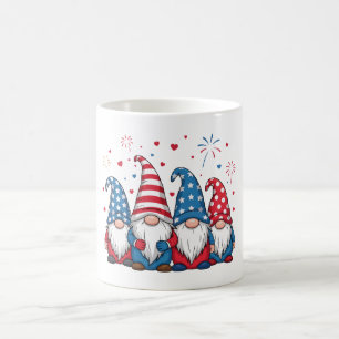 Söt amerikansk tomte kartong-68123 kaffemugg