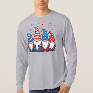 Söt amerikansk tomte kartong-68123 t shirt