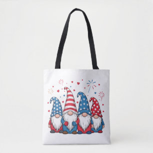 Söt amerikansk tomte serie-68123 tygkasse