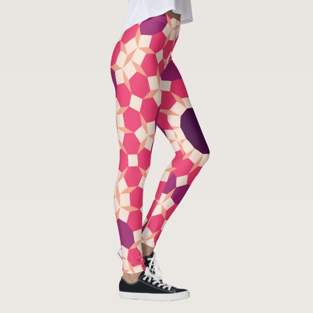 Söt Amoeba Penrose Leggings (Höger)