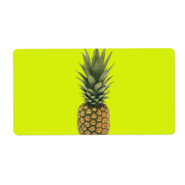 Söt ananas fraktsedel (Framsidan)