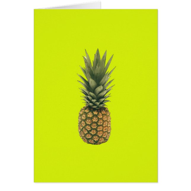 Söt ananas hälsningskort (Framsidan)