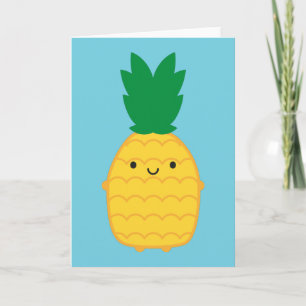 Söt Ananas Kort