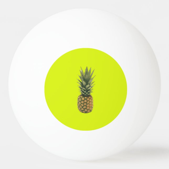 Söt ananas pingisboll (Baksidan)