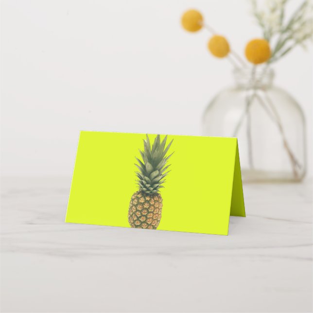 Söt ananas placeringskort (Framsida)