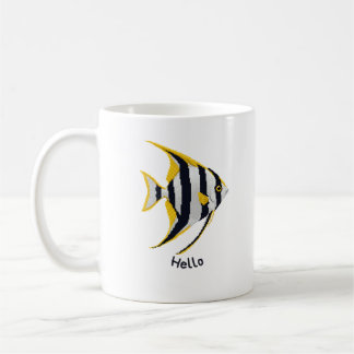Söt ängelfiskmugg kaffemugg