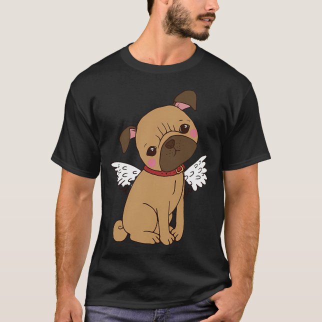 Söt ängelpug t shirt (Framsida)