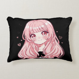 Söt Anime Alla Hjärtans Dag-sweatshirt Prydnadskudde