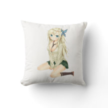 Söt Anime Flick Kuddart – Mjuk Aestetisk Waifu 