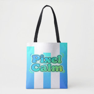 Söt Anime Gamer Pojke Pixel Lugn Tygkasse