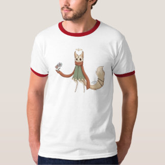 Söt Anime-karaktär Röd Ringer T-Shirt