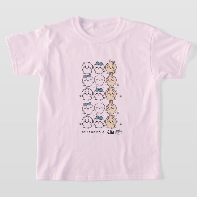 söt anime kawaii T-shirt (Laydown)