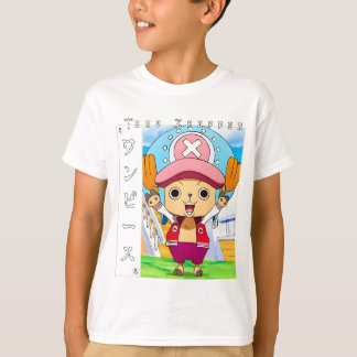 Söt Anime Ren Karakter med Röd Medicin T Shirt